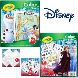 Disney Frozen II Color & Sticker Set